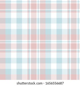 Pink Plaid Tartan Seamless Pattern for fashion textiles and graphics
