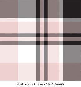 Pink Plaid Tartan Seamless Pattern for fashion textiles and graphics
