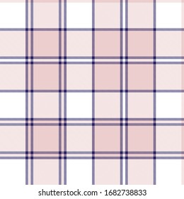 Pink Plaid Tartan Seamless Pattern for shirt printing, fabric, textiles, jacquard patterns, backgrounds and websites