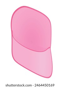 Pink pocket baby bag. vector