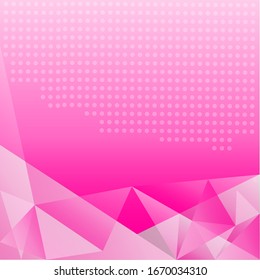 pink poligon gradient transparent triangles abstract background  vector 