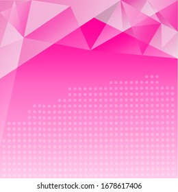 pink poligon gradient transparent triangles abstract background  vector 