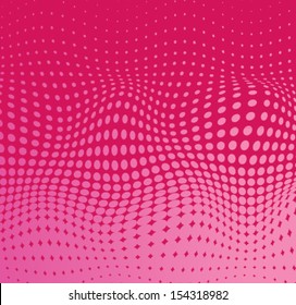 Pink polka dot background