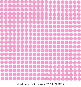 Pink Polka Dot Cloth Pattern Background Vector