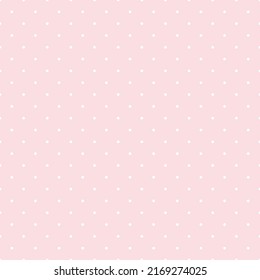 Pink polka dot seamless pattern