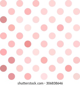 Pink Polka Dots Background, Creative Design Templates