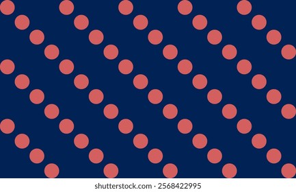 Pink polka dots in Diagonal strip pattern,  pink Dot circles, abstract background, abstract background with dot pattern on white background. checkerboard dot pattern for backdrop and wall