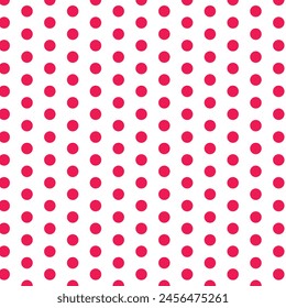 pink polka dots seamless pattern design