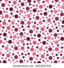 Rosa Polka Pontos Padrão Sem Costura. Perfeito para artes e ofícios, papel digital, impressão de tecido, impressão têxtil, embalagem, scrapbooking, envoltório de presente, fundo e muito mais.
