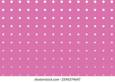 Pink Polka Seamless pattern. Hand drawn illustration. Variety colorful polka. Casual polka dot texture. Stylish doodle. EPS 10