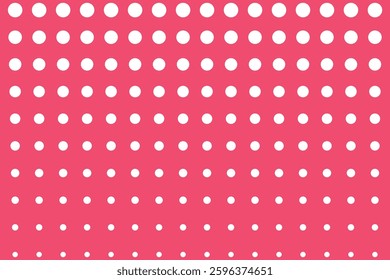 Pink Polka Seamless pattern. Hand drawn illustration. Variety colorful polka. Casual polka dot texture. Stylish doodle. EPS 10