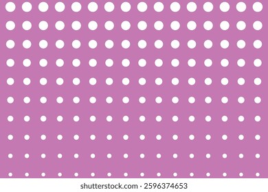 Pink Polka Seamless pattern. Hand drawn illustration. Variety colorful polka. Casual polka dot texture. Stylish doodle. EPS 10