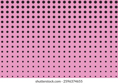 Pink Polka Seamless pattern. Hand drawn illustration. Variety colorful polka. Casual polka dot texture. Stylish doodle. EPS 10