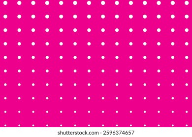 Pink Polka Seamless pattern. Hand drawn illustration. Variety colorful polka. Casual polka dot texture. Stylish doodle. EPS 10