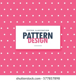 pink polka style dots background