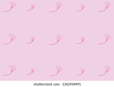 Pink pollen background use for gift wrapping vector illustrator
