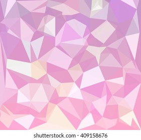 Pink polygon abstract background