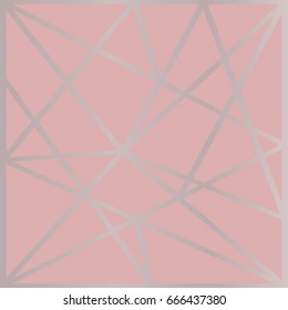 Pink polygon background