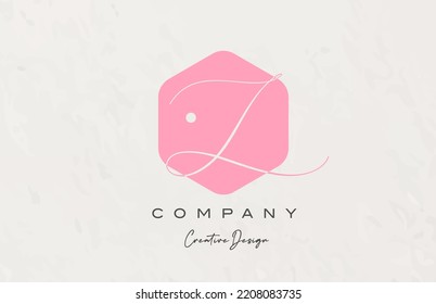 pink polygon L alphabet letter logo icon design with dot and elegant style. Creative template for business and company