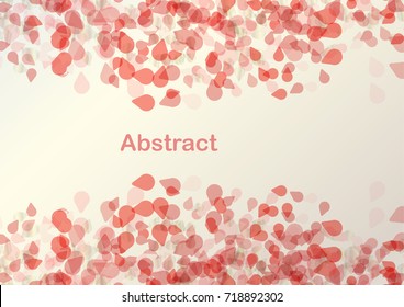 Pink polygon template for cover, brochure and business presentation. Background with text. Vector design.