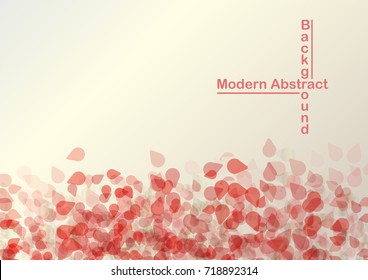 Pink polygon template for cover, brochure and business presentation. Background with text. Vector design.