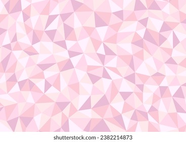 Pink polygon texture image background