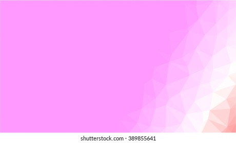Pink polygonal background