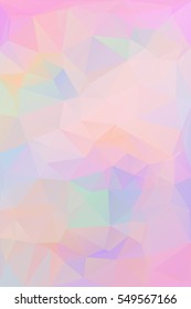 Pink polygonal background. Geometric texture vector. Eps8