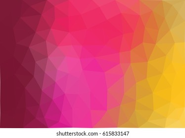Pink polygonal illustration