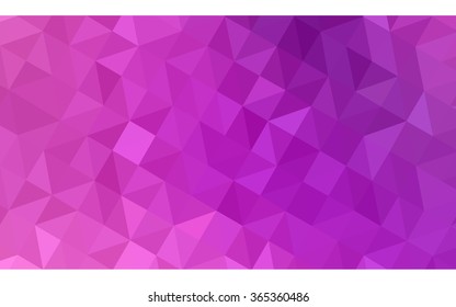 Pink polygonal illustration, which consist of triangles. Geometric background in Origami style with gradient. Triangular design for your business in vector.