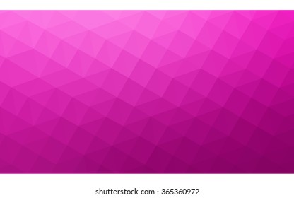 Pink polygonal illustration, which consist of triangles. Geometric background in Origami style with gradient. Triangular design for your business in vector.