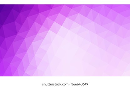 Pink polygonal illustration, which consist of triangles. Geometric background in Origami style with gradient. Triangular design for your business.