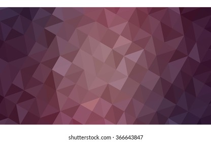 Pink polygonal illustration, which consist of triangles. Geometric background in Origami style with gradient. Triangular design for your business.