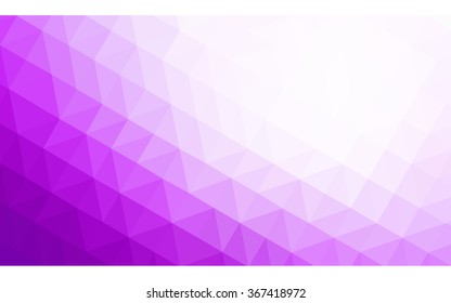 Pink polygonal illustration, which consist of triangles. Geometric background in Origami style with gradient. Triangular design for your business.