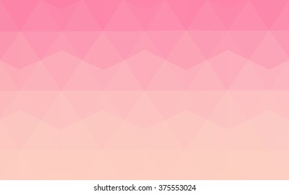 Pink polygonal illustration, which consist of triangles. Geometric background in Origami style with gradient. Triangular design for your business.
