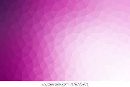 Pink polygonal illustration, which consist of triangles. Geometric background in Origami style with gradient. Triangular design for your business.