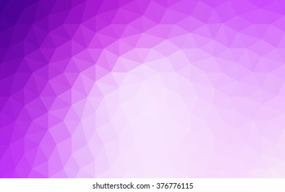 Pink polygonal illustration, which consist of triangles. Geometric background in Origami style with gradient. Triangular design for your business.