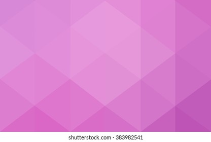 Pink polygonal illustration, which consist of triangles. Geometric background in Origami style with gradient. Triangular design for your business.