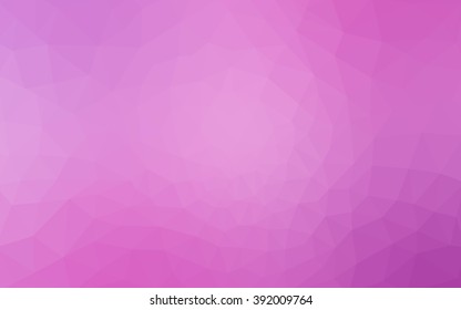 Pink polygonal illustration, which consist of triangles. Geometric background in Origami style with gradient. Triangular design for your business.