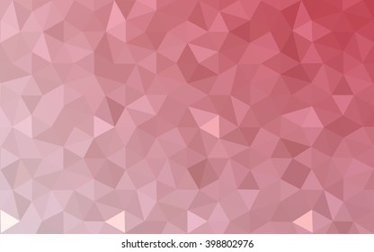 Pink polygonal illustration, which consist of triangles. Geometric background in Origami style with gradient. Triangular design for your business.
