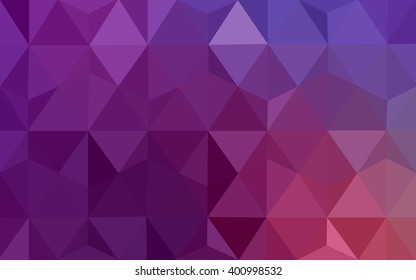 Pink polygonal illustration, which consist of triangles. Geometric background in Origami style with gradient. Triangular design for your business.
