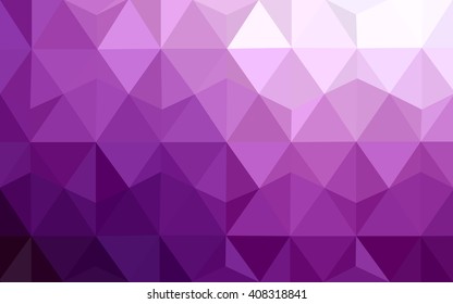 Pink polygonal illustration, which consist of triangles. Geometric background in Origami style with gradient. Triangular design for your business.