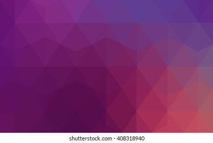 Pink polygonal illustration, which consist of triangles. Geometric background in Origami style with gradient. Triangular design for your business.