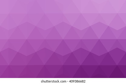 Pink polygonal illustration, which consist of triangles. Geometric background in Origami style with gradient. Triangular design for your business.