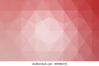 Pink polygonal illustration, which consist of triangles. Geometric background in Origami style with gradient. Triangular design for your business.