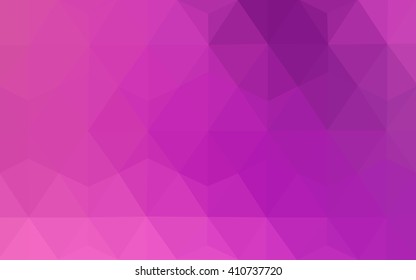 Pink polygonal illustration, which consist of triangles. Geometric background in Origami style with gradient. Triangular design for your business.