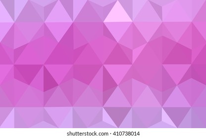Pink polygonal illustration, which consist of triangles. Geometric background in Origami style with gradient. Triangular design for your business.