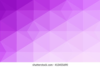 Pink polygonal illustration, which consist of triangles. Geometric background in Origami style with gradient. Triangular design for your business.