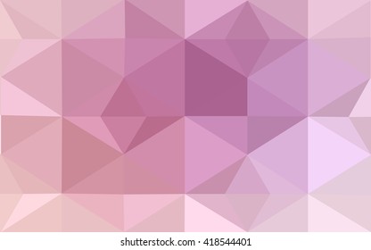Pink polygonal illustration, which consist of triangles. Geometric background in Origami style with gradient. Triangular design for your business.