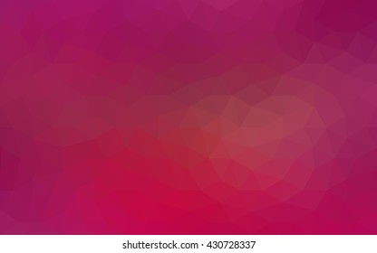 Pink polygonal illustration, which consist of triangles. Geometric background in Origami style with gradient. Triangular design for your business.